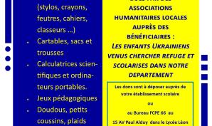 Appel aux dons